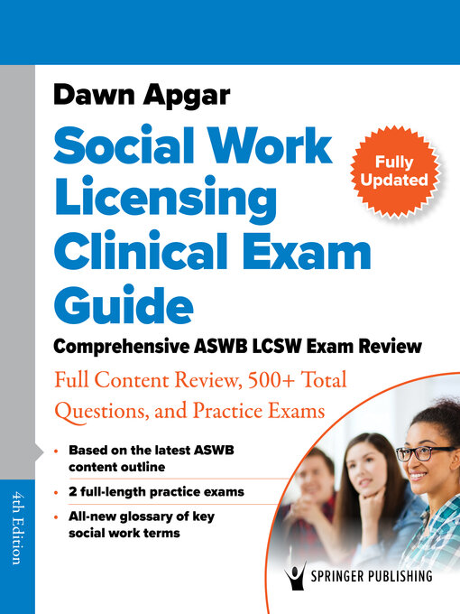 Title details for Social Work Licensing Clinical Exam Guide by Dawn Apgar - Wait list